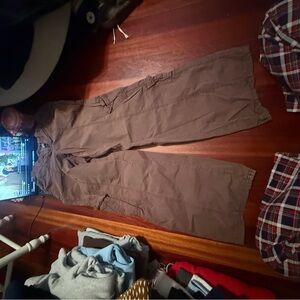 BDG Brown Cargo Pants Versatile Cotton Blend